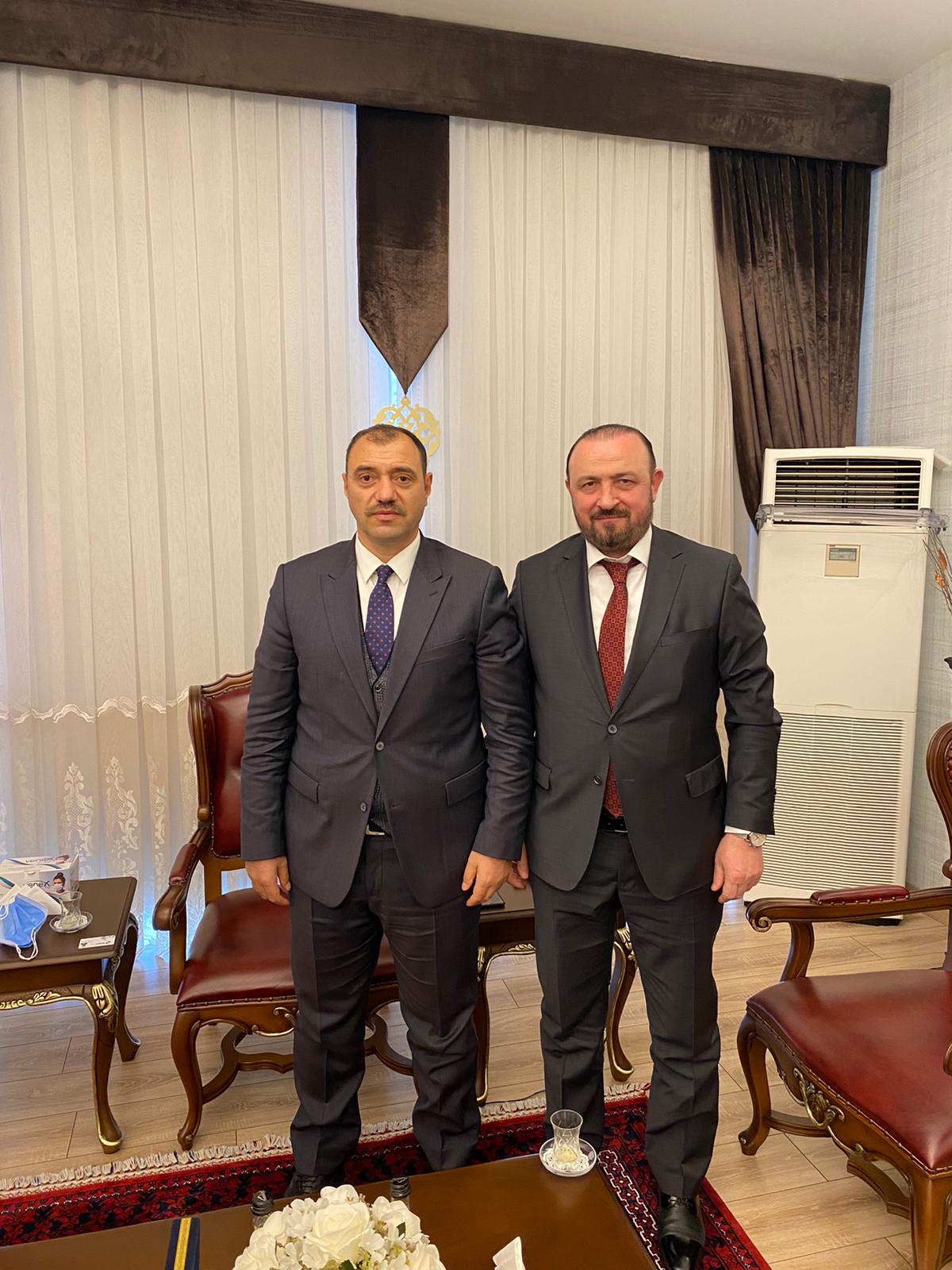 RİBİAD Genel Bşk. vekilimiz  Alirıza Şişman Sakarya valimizi  makamında ziyaret etti.